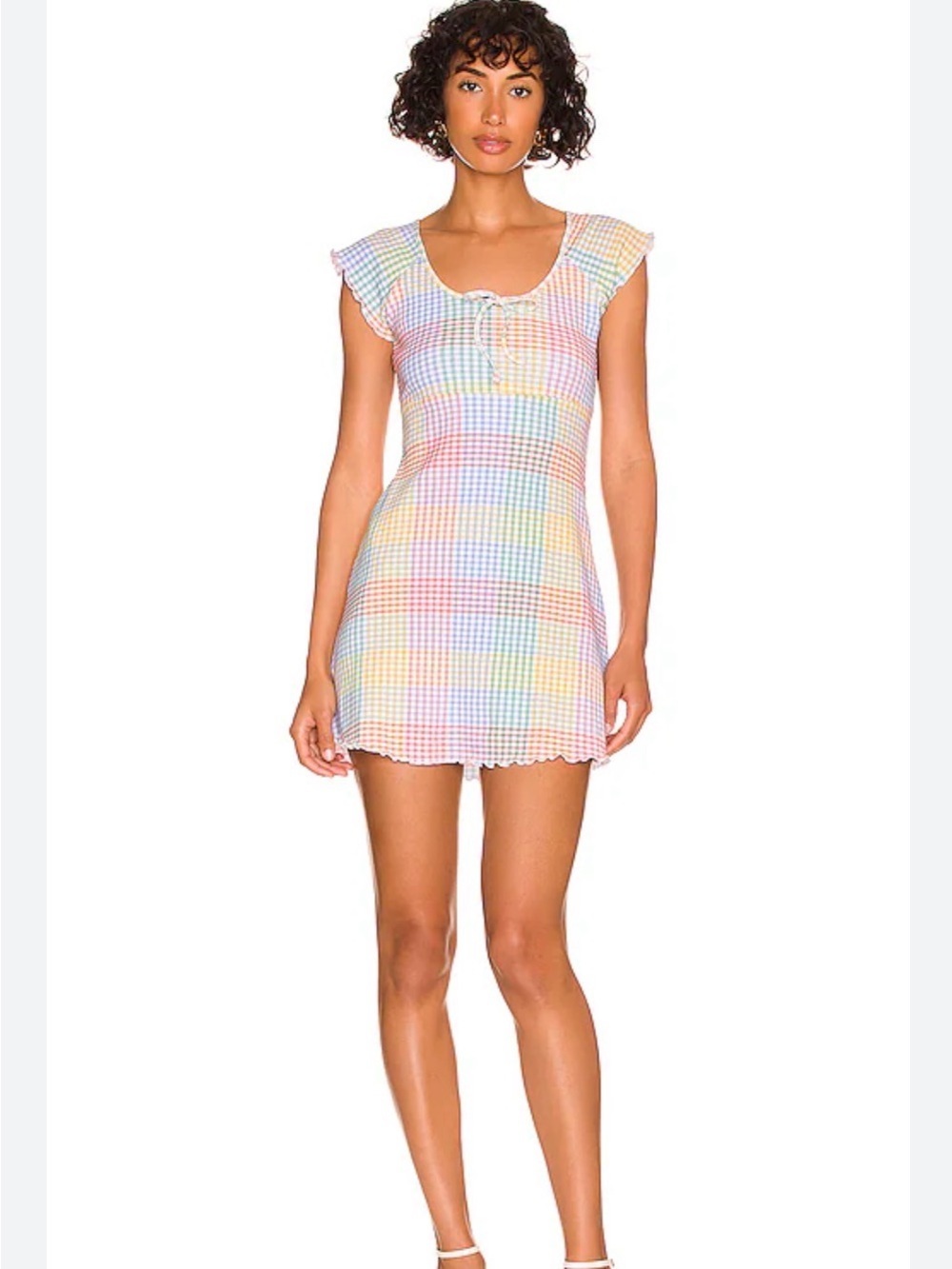 LoveShackFancy Size Small Colorful Escape Zoie Mini Dress Coquette Festival